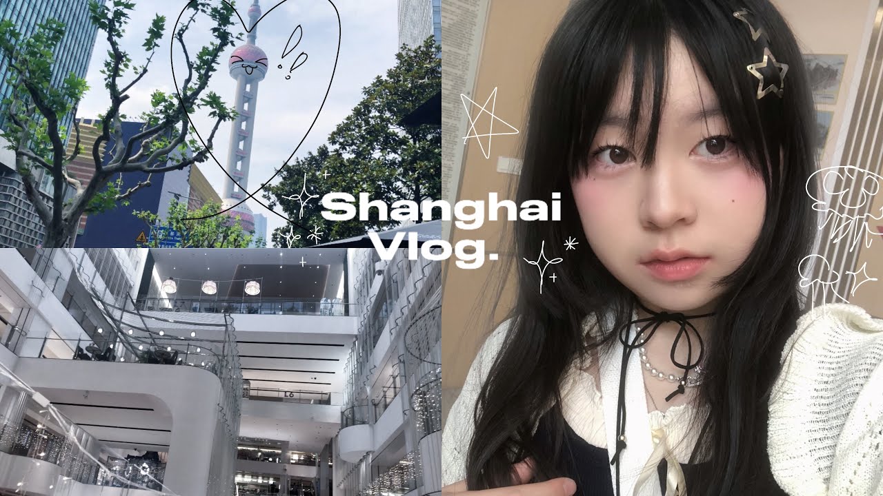CHINA VLOG pt 1: shanghai ☆ | flower knows haul, shopping malls, city walk