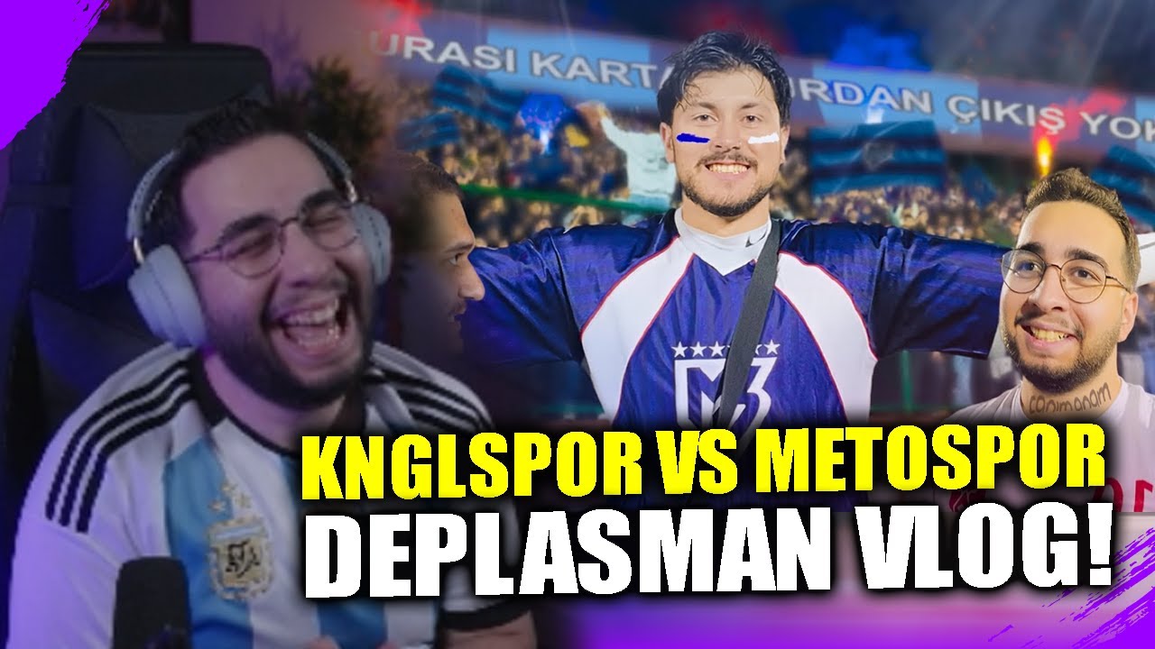 Eray - METOSPOR VS KNGLSPOR DEPLASMAN VLOG! - kamera arkası izliyor! @SerdarMercannn
