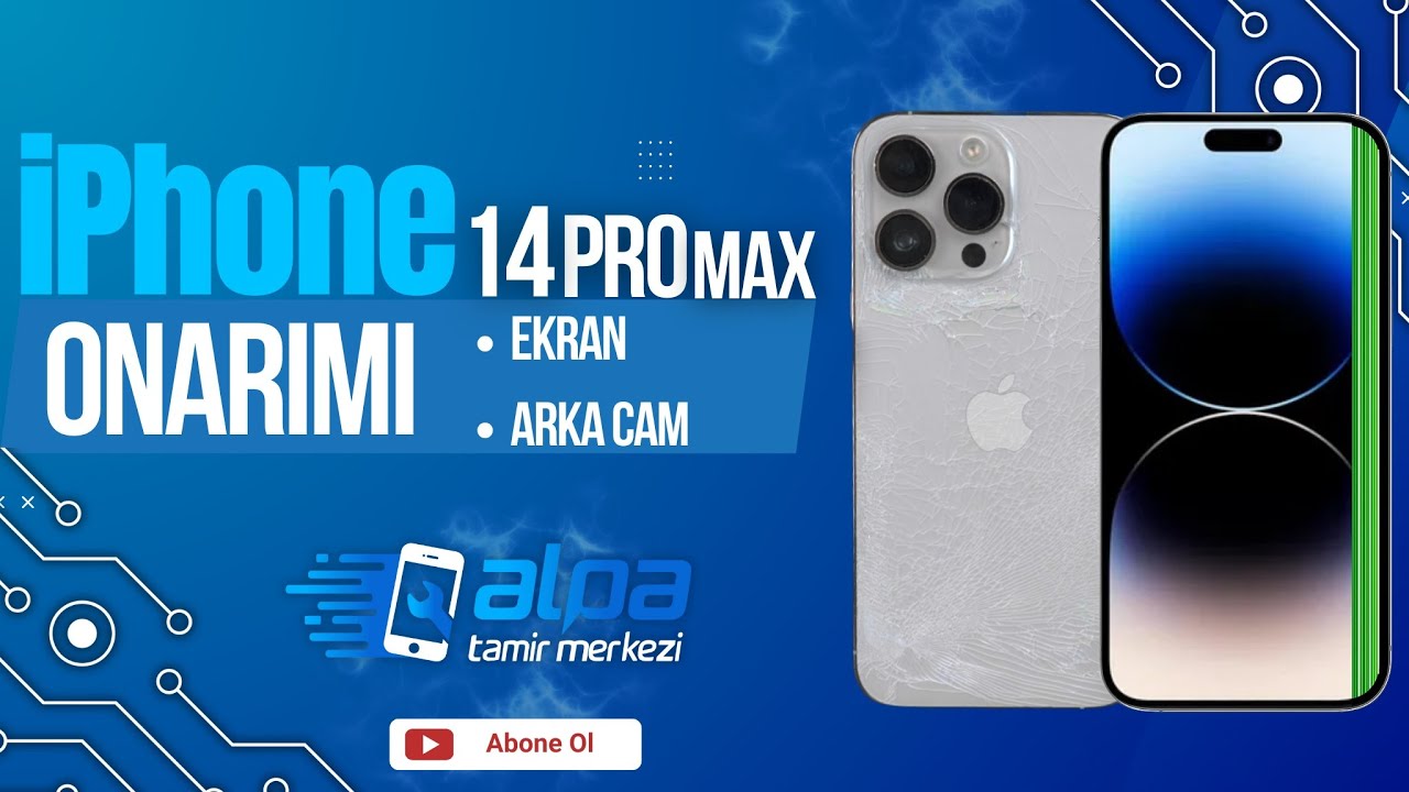 iPhone 14 Pro Max Orijinal Ekran ve Arka Cam Değişimi | A'dan Z'ye Profesyonel Onarım