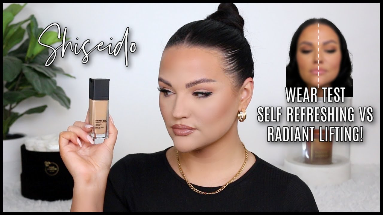 SHISEIDO SYNCHRO SKIN RADIANT LIFTING FOUNDATION REVIEW + WEAR TEST & COMPARISON