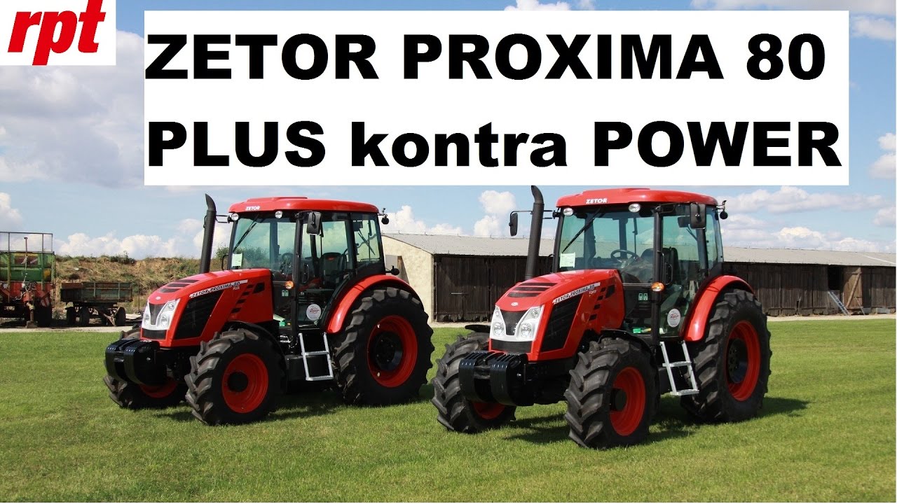 Zetor Proxima 80 Plus kontra Power,  test redakcji RPT - więcej w miesięczniku RPT 1/2017