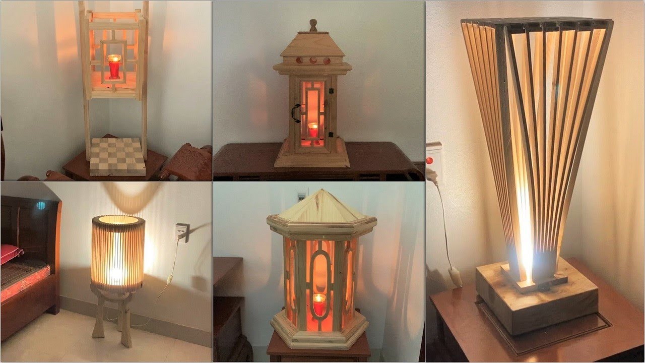 5 Amazing Woodworking Projects Most Worth Watching // Decorative Lights With Amazing Unique Design