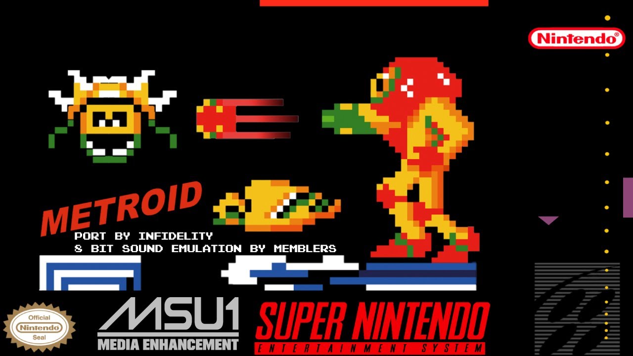 Metroid has been ported from NES to SNES - by Infidelity