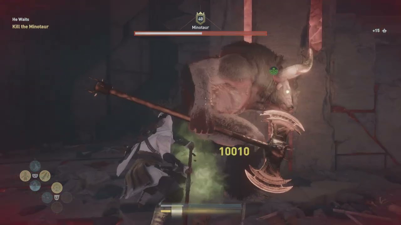 Assassin's Creed Odyssey Hard Mode Killing the Legendary Minotaur
