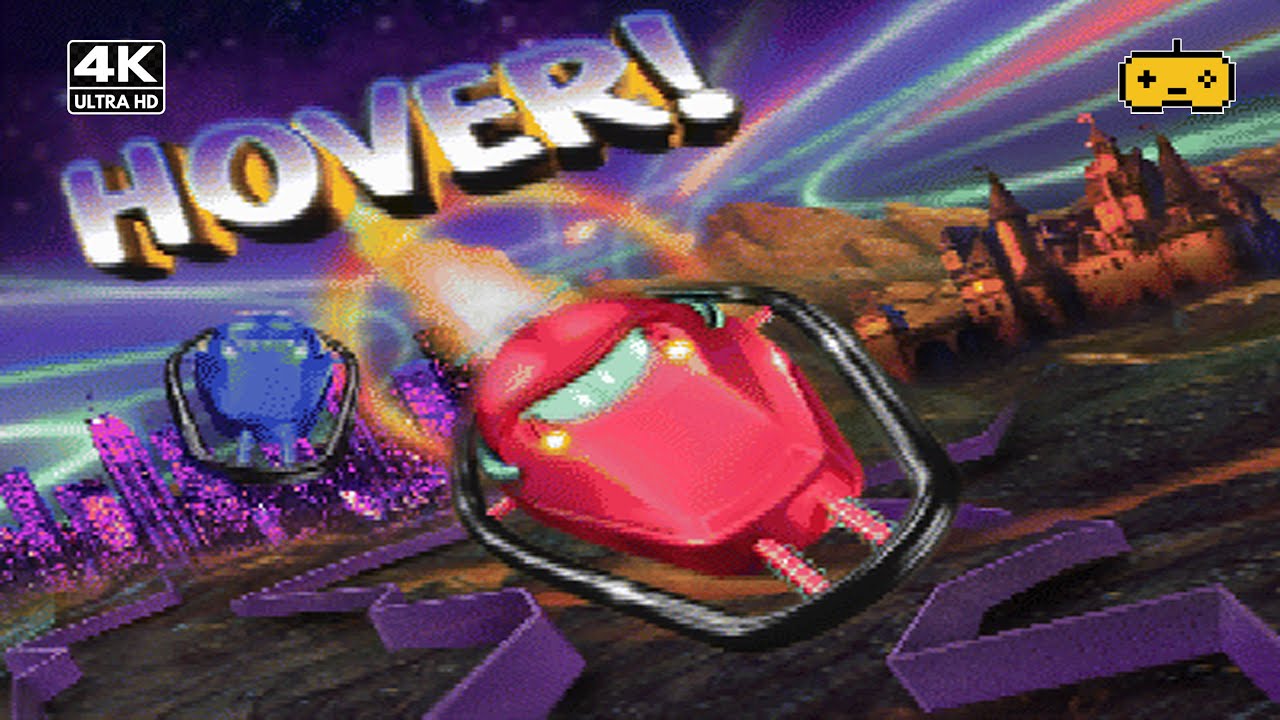 Hover! PC (1995) Gameplay | 15 Minutes of Classic Lunar Lander Fun from Windows 95/98 in 4K