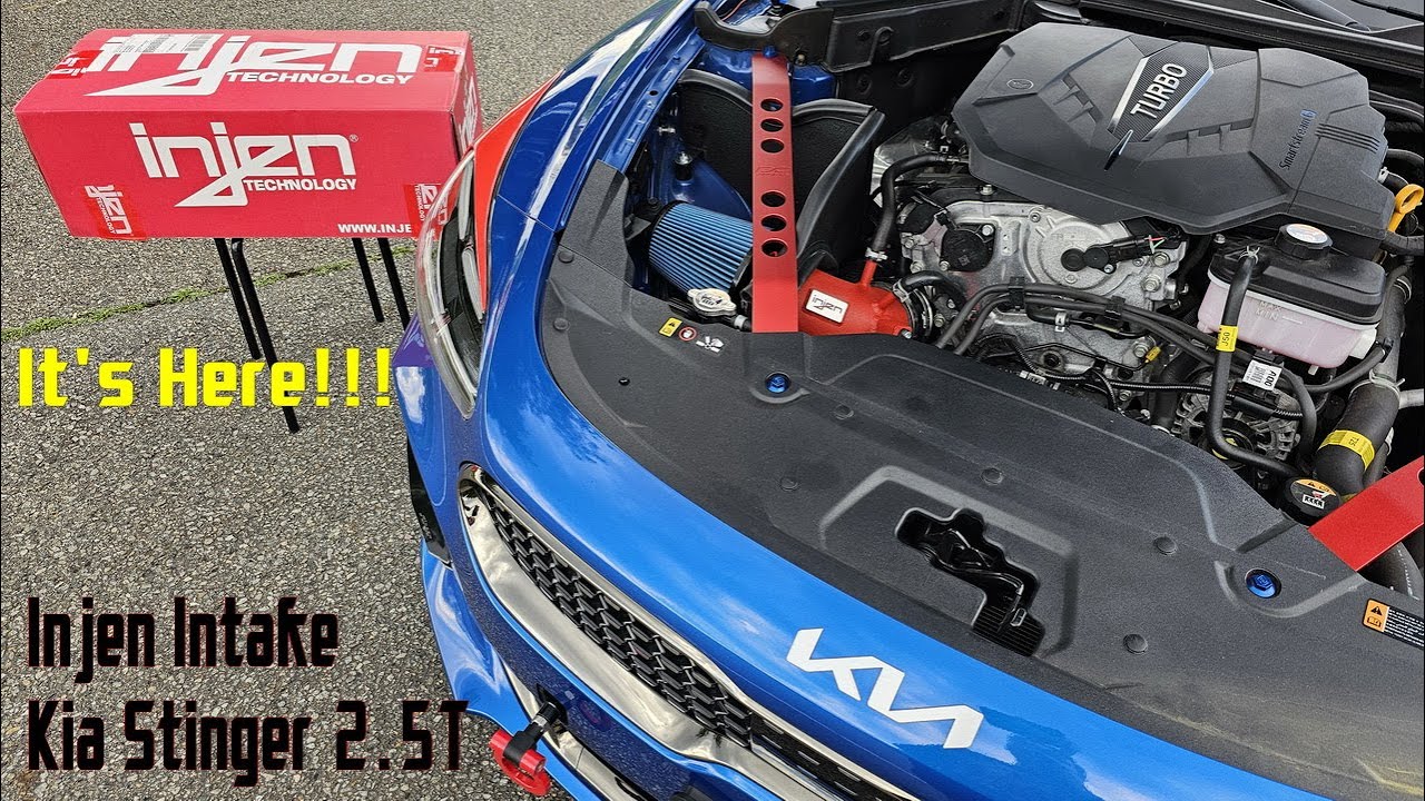 Kia Stinger 2.5T — КАК СДЕЛАТЬ — Впуск Injen Performance — Распаковка, установка, обзор