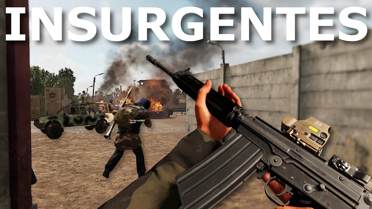 INSURGENTES EMBOSCANDO OS VEÍCULOS AMERICANOS NO DESERTO (ARMA REFORGER)