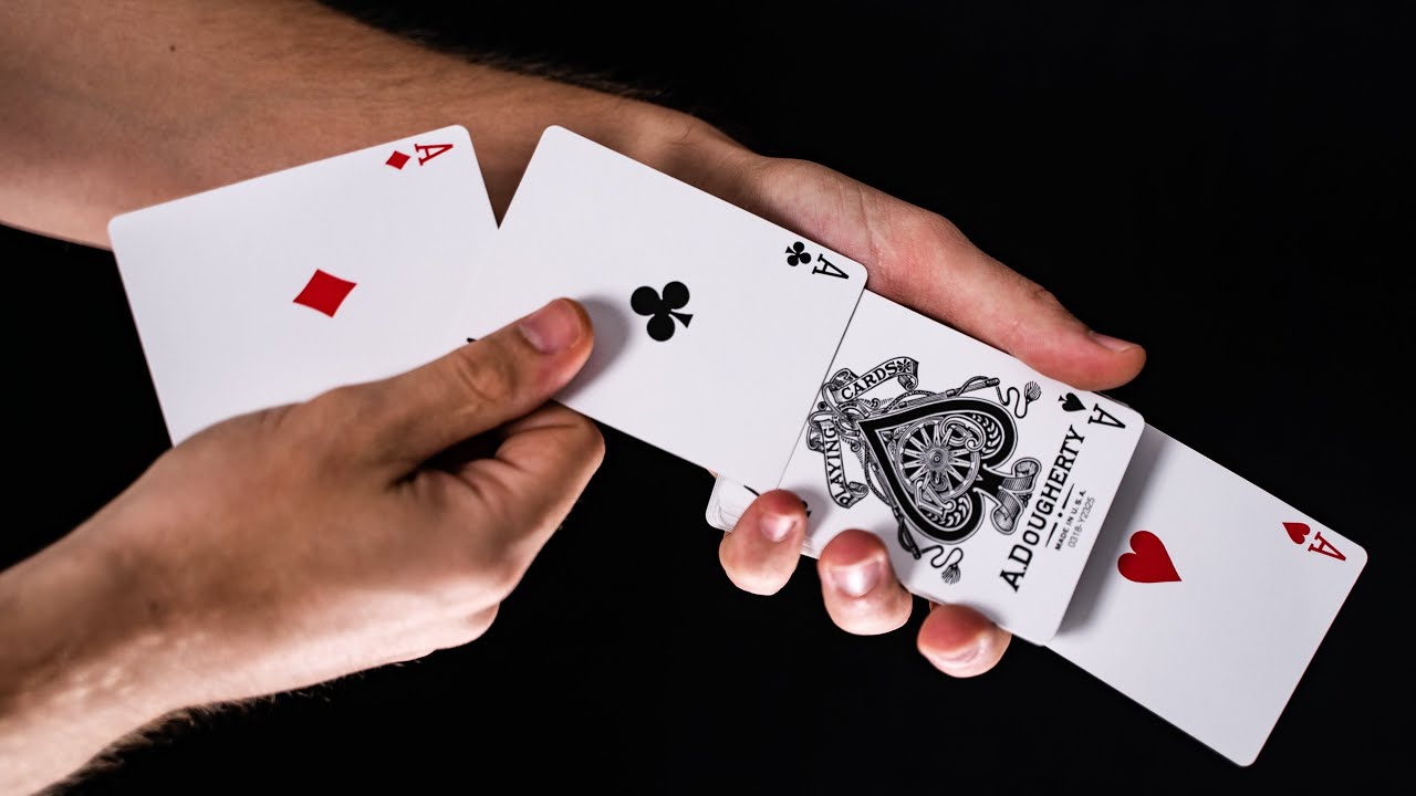 PRODUCCIÓN VISUAL de 4 ASES - Truco con cartas explicado
