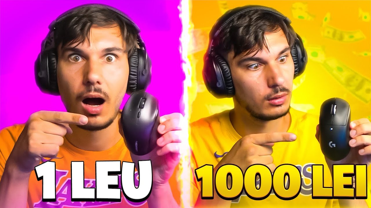 MOUSE DE 1 LEU vs. MOUSE DE 1000 LEI