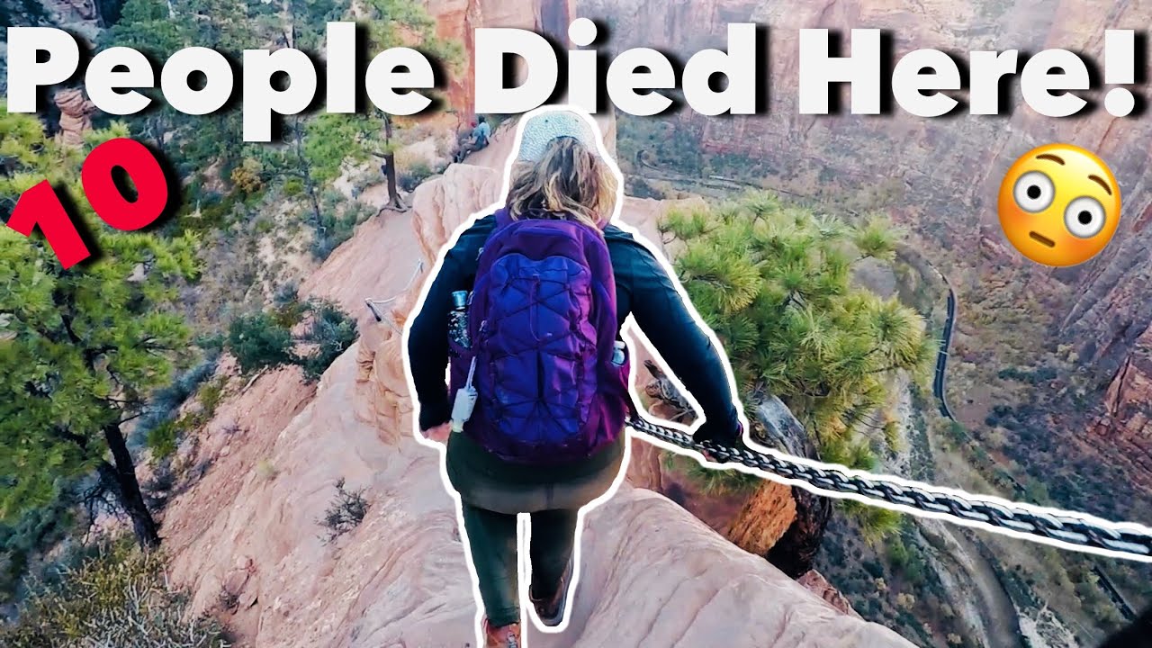 10 People Have DIED Here! *EXTREMELY* Dangerous Hike | Angels Landing - Zion National Park | Ep. 3