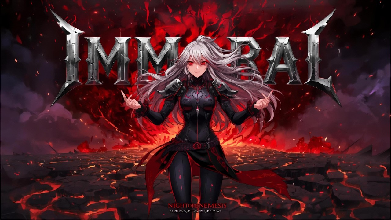 🔥 IMMORAL | Heavy Metal Female Version | Nightcore 2025 [Dark Anime Edit]