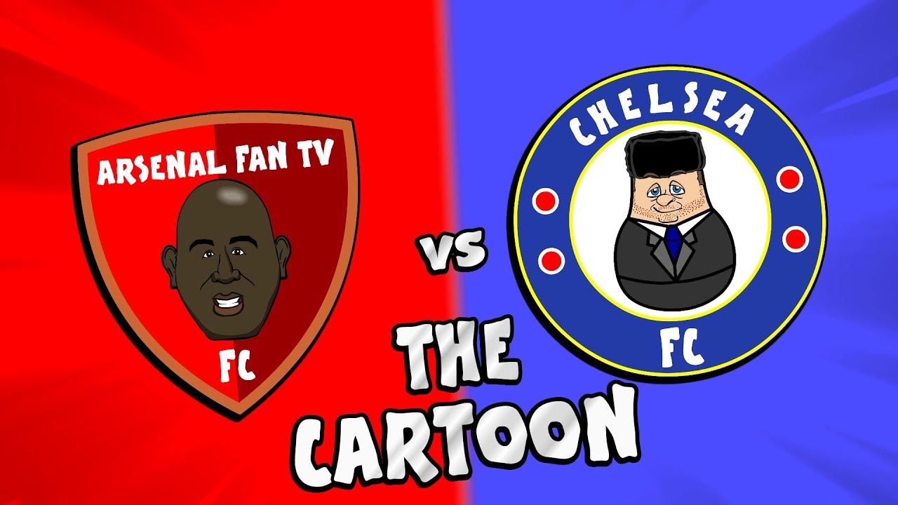 🔴ARSENAL vs CHELSEA🔵 The CARTOON!
