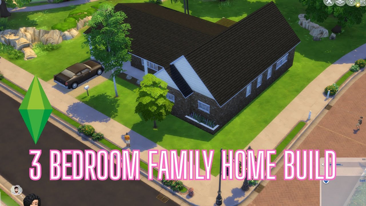 3 Bedroom Family Home | Sims 4 Build