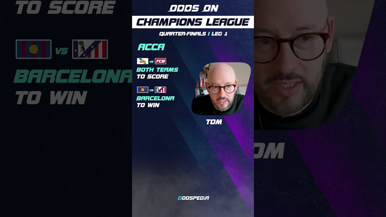 Tom's UCL BEST BETS Quarter-finals | 1st Leg 🤑 Football Betting Tips & Predictions Today