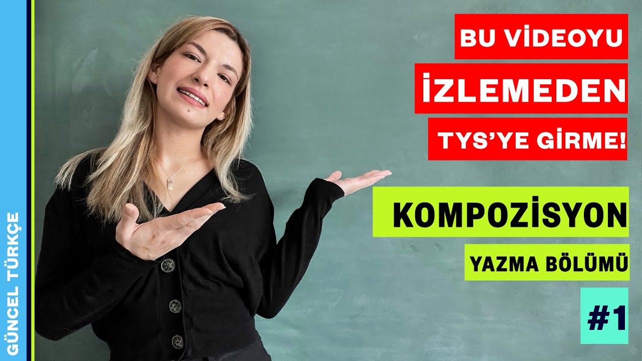 Türkçe Yeterlik Sınavı  |  Kompozisyon Yazma (Sağlıklı Beslenme ve Zaman Yönetimi)