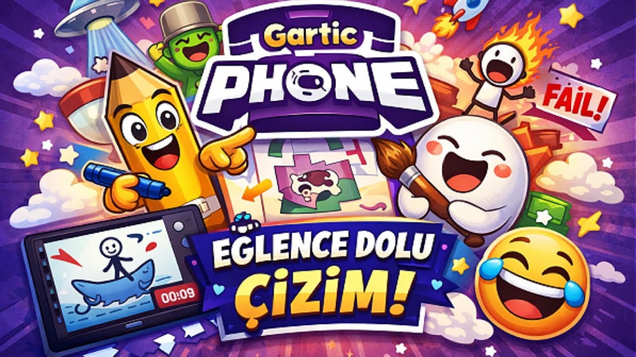 Ekip ile beraber Gartic phone Bölüm 2 #reklam #capcut #gaming #türkçe #clips #garticphone