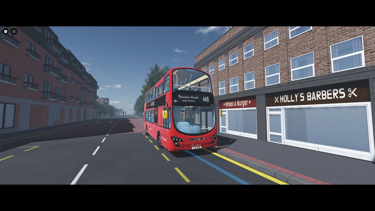 Roblox Croydon: Bus Route 468 - South Croydon, South End ➡️ Thornton Heath, High Street on the G2