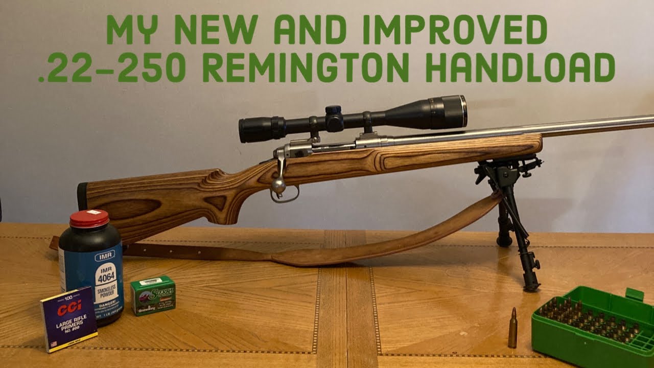 My New and Improved .22-250 Remington Handload!