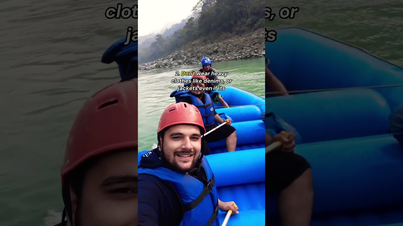 Watch this before you go to river rafting in Rishikesh #guide #watersport