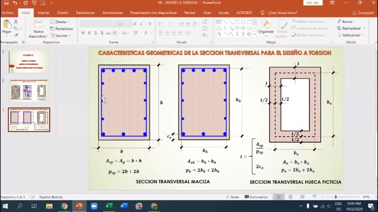 DISEÑO A TORSION EN VIGAS
