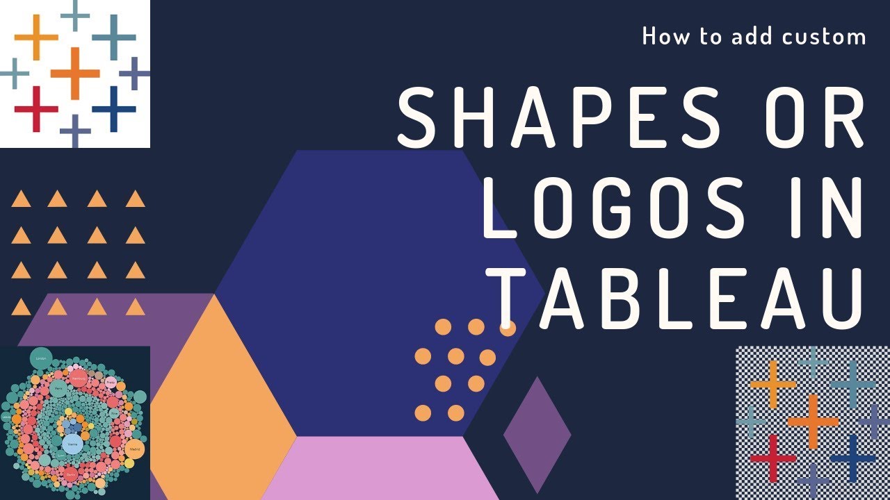 How to add custom shapes or logos into Tableau