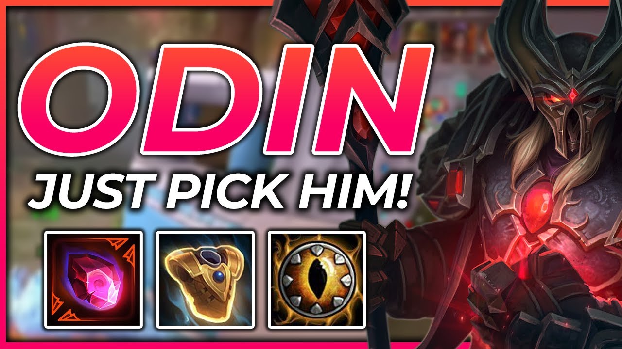 ODIN DOMINATES TEAMFIGHTS! - SMITE GM Solo Ranked 11.7
