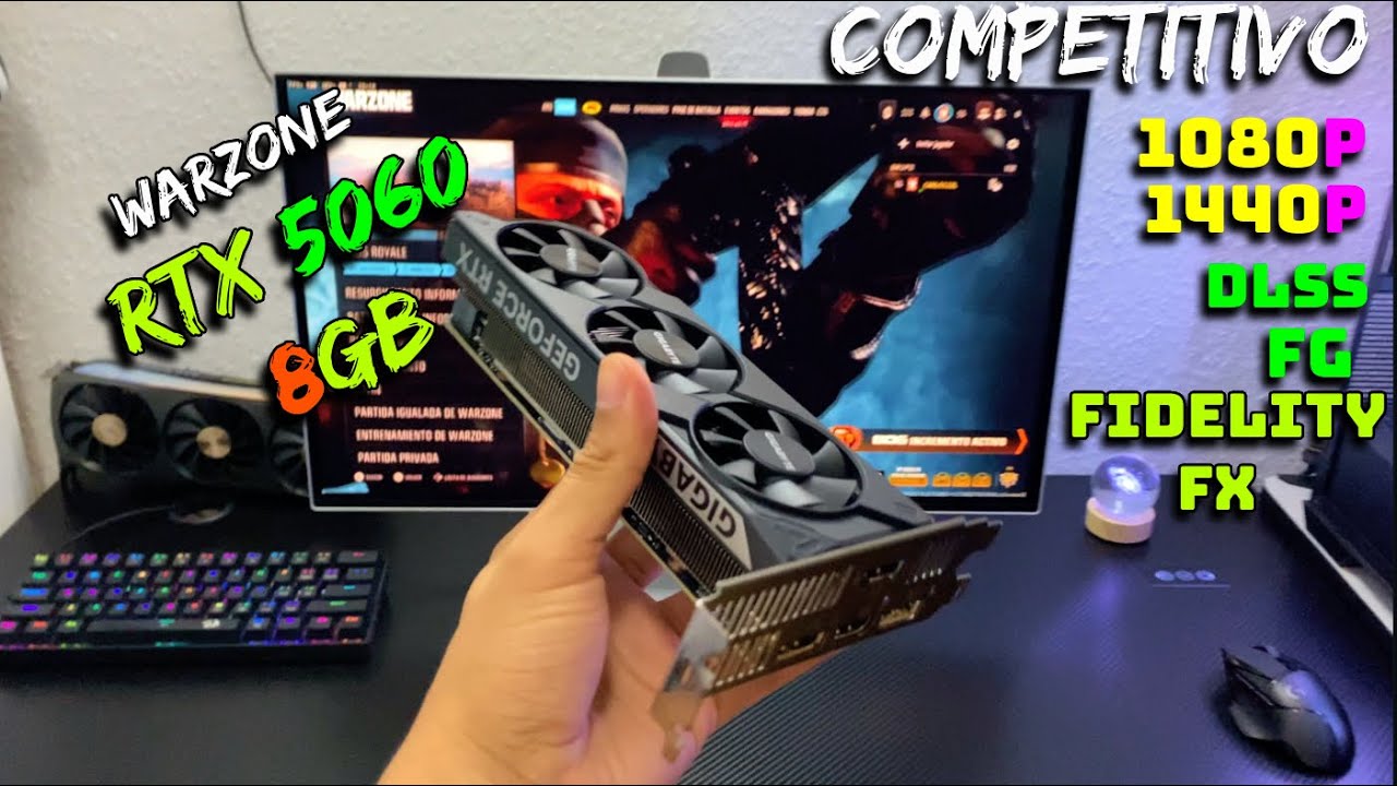 RTX 5060 8GB - Call Of Duty: Warzone test competitivo