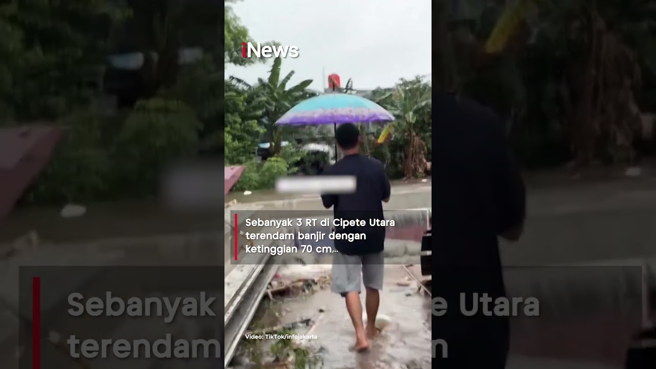 Penampakan Banjir di Jakarta, Permukiman Terendam Usai Hujan Deras
