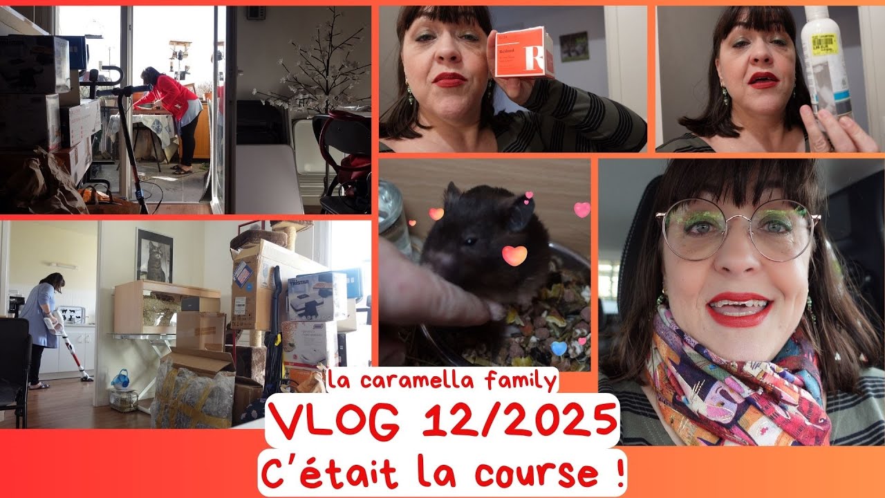 VLOG 12/2025/C'était vraiment LA COURSES ! 😬⏱️/Rangement/Nettoyage/blabla...