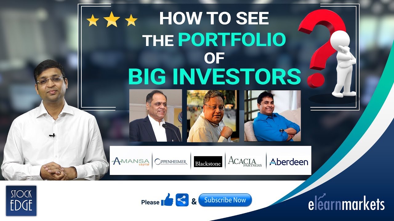 How to see the portfolio of BIG Investors?