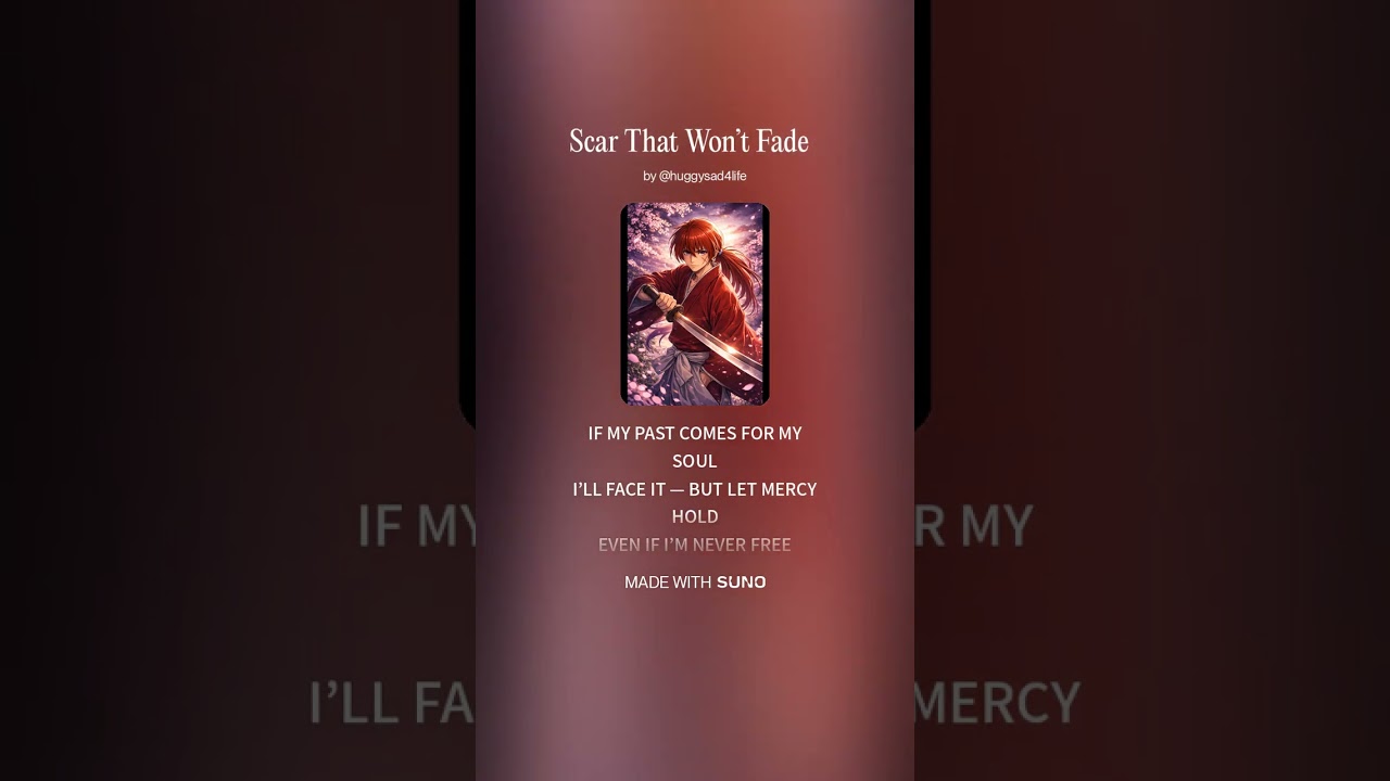 Scar That Won’t Fade#aimusic #sunoai #anime