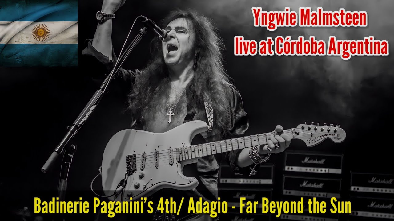 Yngwie Malmsteen Live (Córdoba-Argentina) Badinerie J.S Bach 4th/ Adagio - Far Beyond the Sun