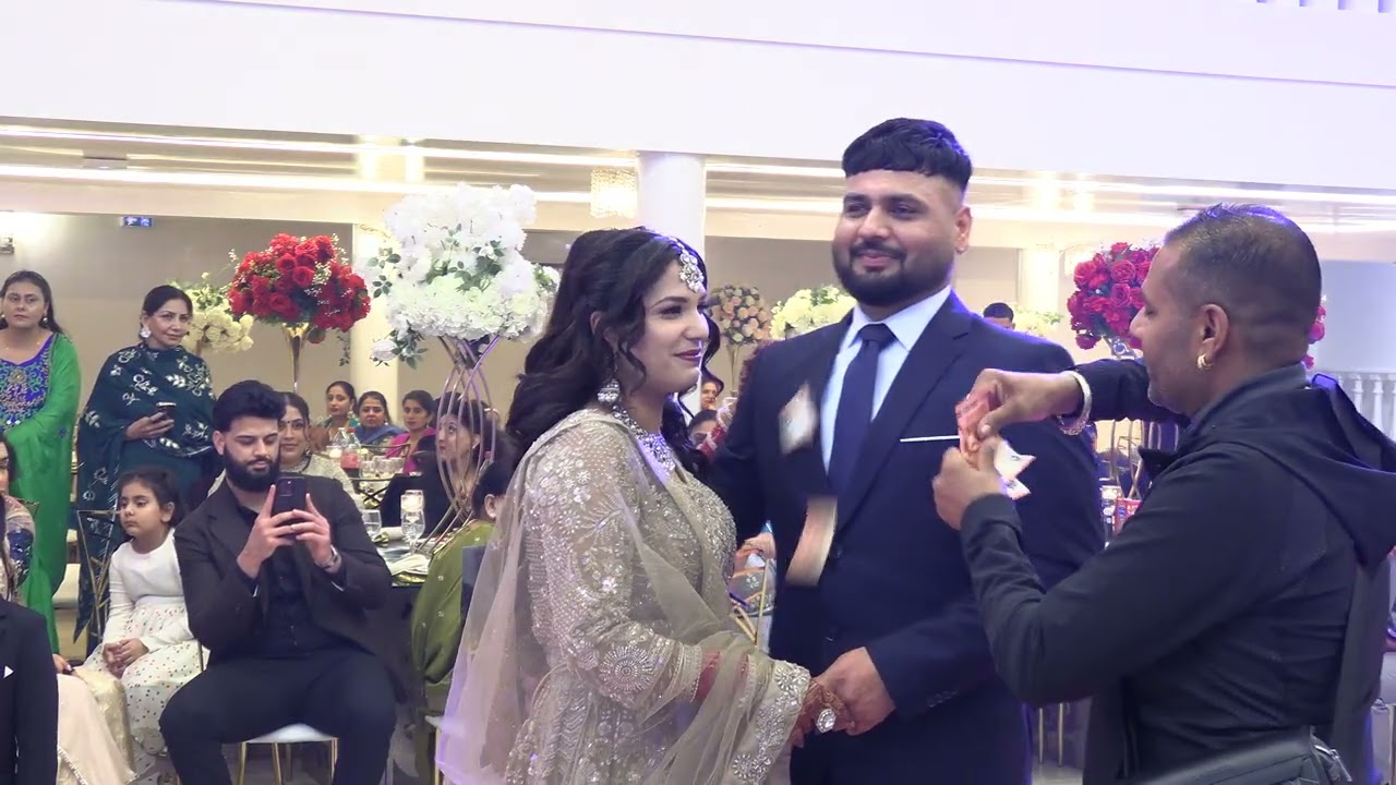 Amandeep & Amanjot wedding Reception Live Part 1 #deepphotographyparis #wedding #live