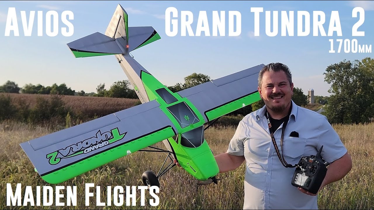 Avios - Grand Tundra 2 - 1700mm - Maiden Flight + Crash