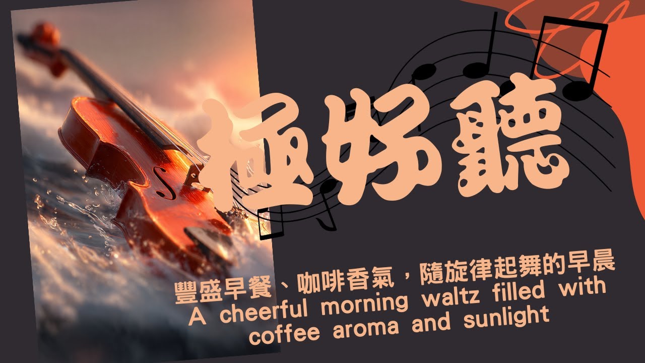 (極好聽)豐盛早餐、咖啡香氣，隨旋律起舞的早晨  A cheerful morning waltz filled with coffee aroma and sunlight