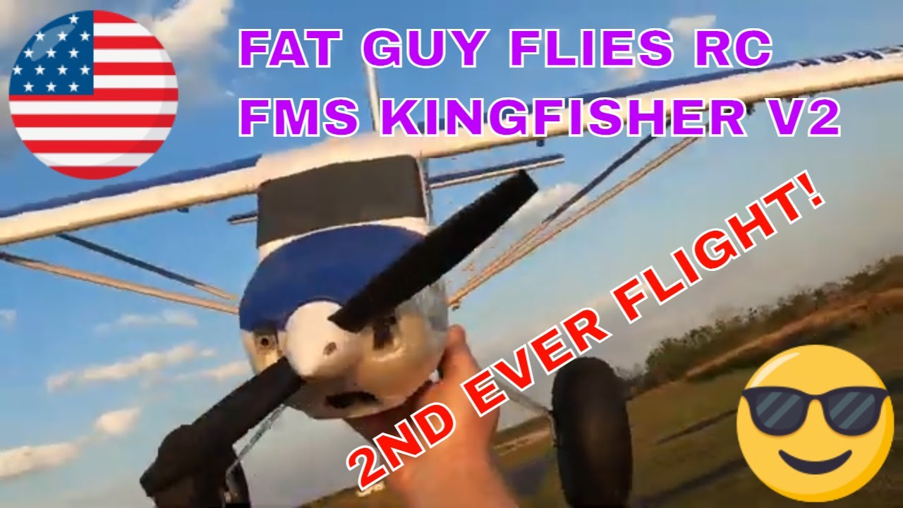 2ND EVER FLIGHT OF THE FMS KINGFISHER V2 by Fat Guy Flies RC