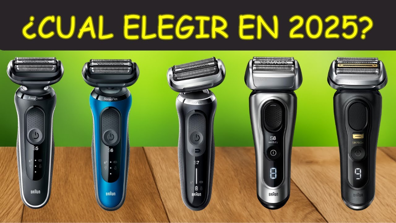 Las 5 MEJORES AFEITADORAS Braun 2025 ✅ BARATAS, Eficientes y Suaves con tu Piel