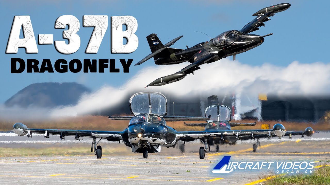 Fuerza Aérea Salvadoreña / ESCUADRILLA CUSCATLAN / Cessna A-37 Dragonfly, Aeropuerto LA AURORA