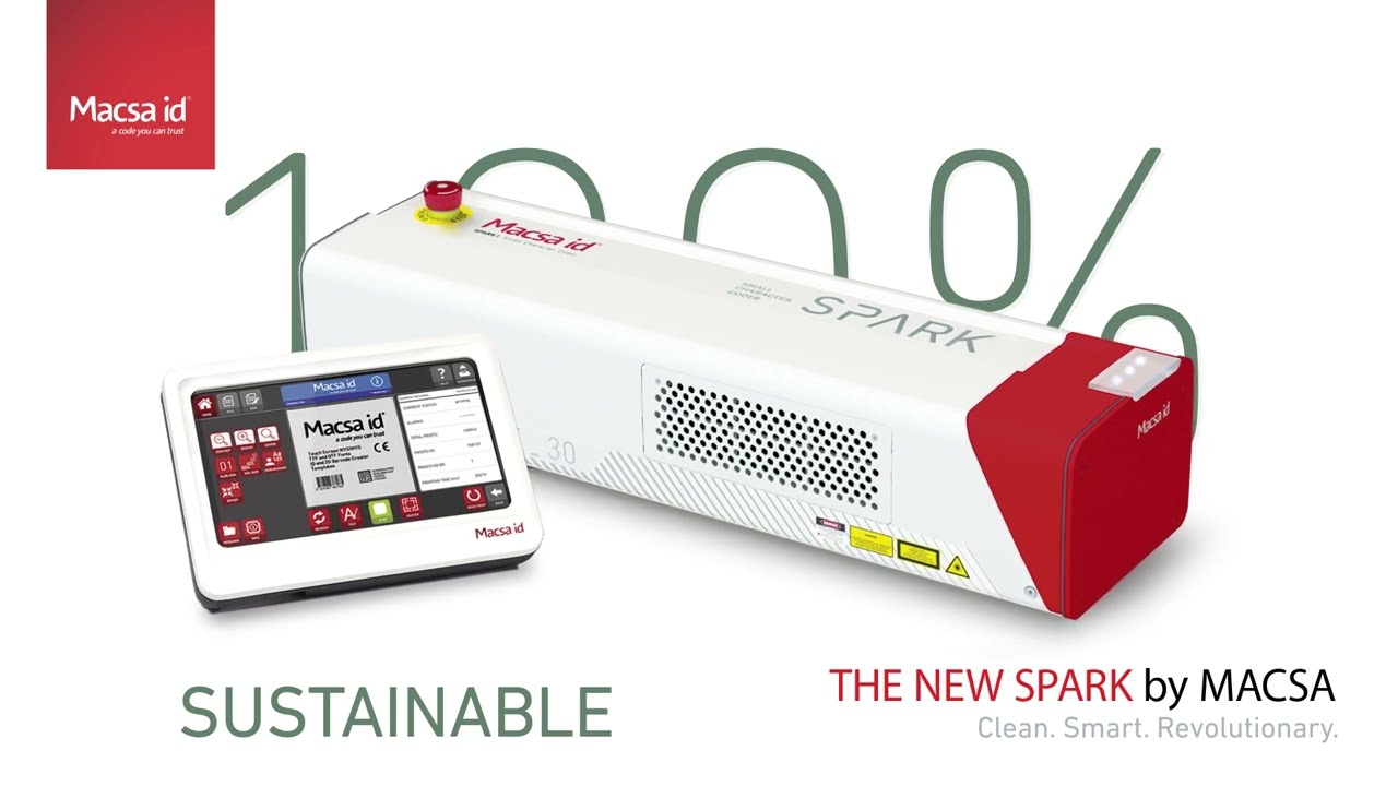 SPARK: The GREEN, the SMART & the REVOLUTIONARY CO2 small character laser coder