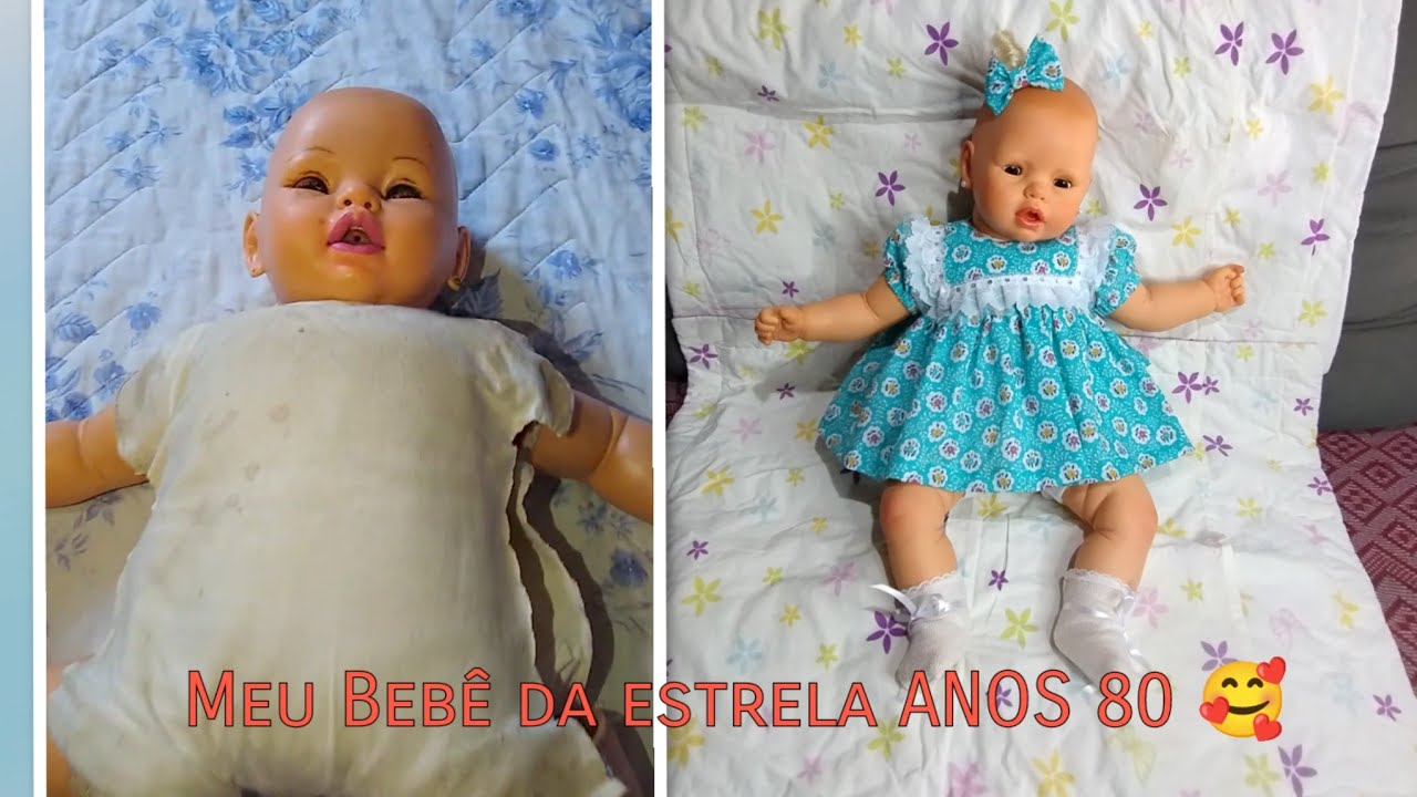 COMO eu fiz a RESTAURAÇÃO da boneca MEU BEBÊ DA ESTRELA DOS ANOS 80 🥰