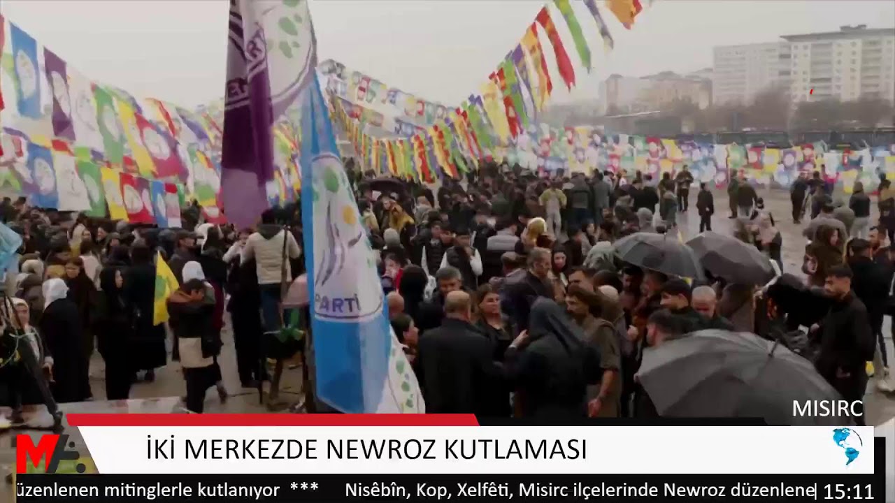 DÖRT MERKEZDE NEWROZ KUTLAMASI