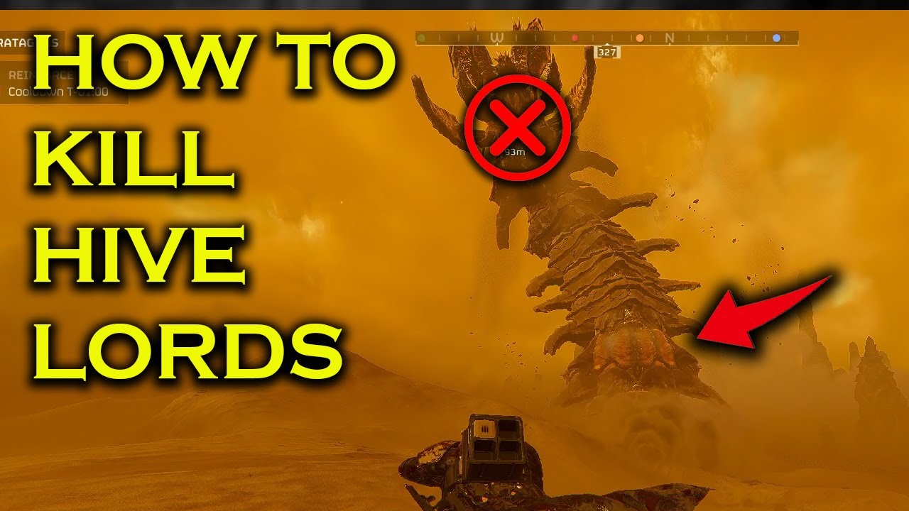 HOW TO KILL HIVE LORDS IN HELLDRIVER 2