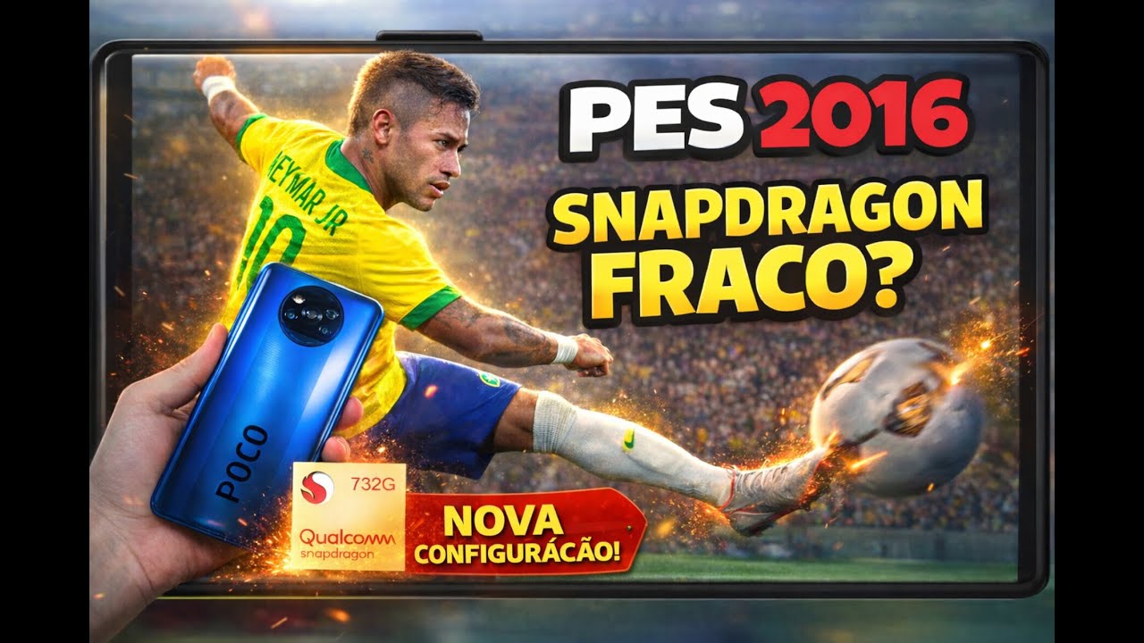 PES 2016 NO CELULAR COM SNAPDRAGON FRACO RODA LISO?