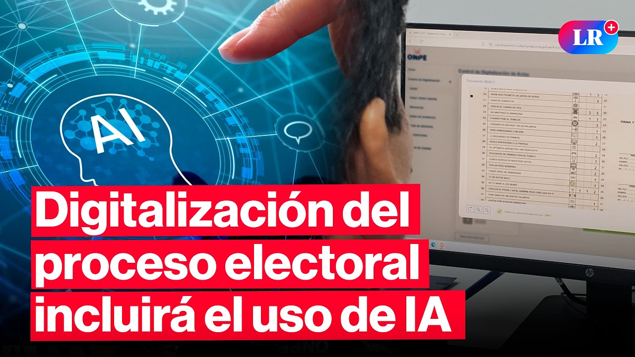 🔴 Elecciones 2026: digitalizaci&oacute;n del proceso electoral 2026 incluye el uso de IA | #EnVivoLR