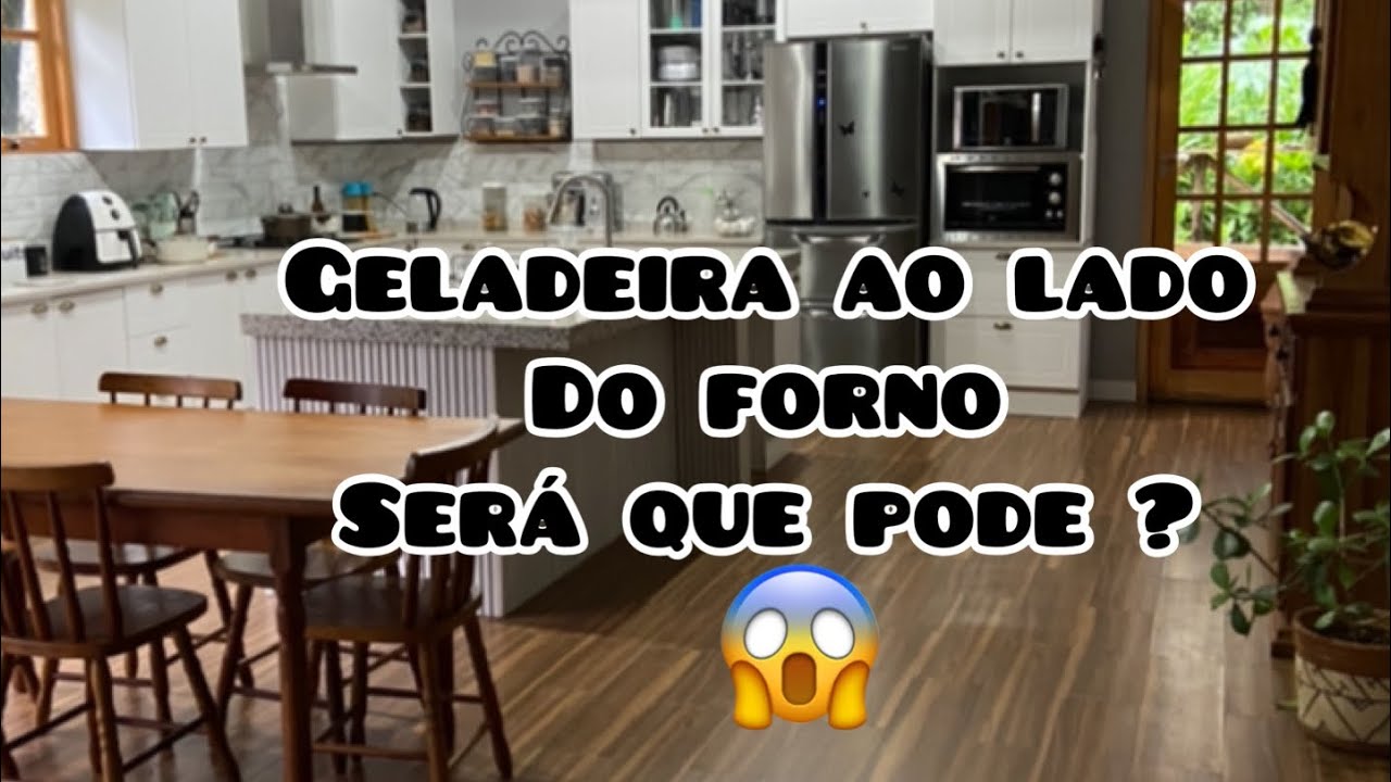 Forno ao lado da geladeira pode? Torre quente Henn, Forno Fischer de embutir