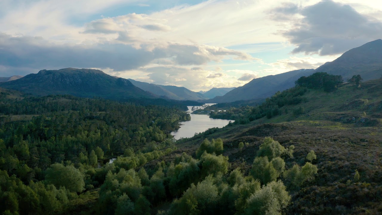 Glen Affric, Scotland by drone