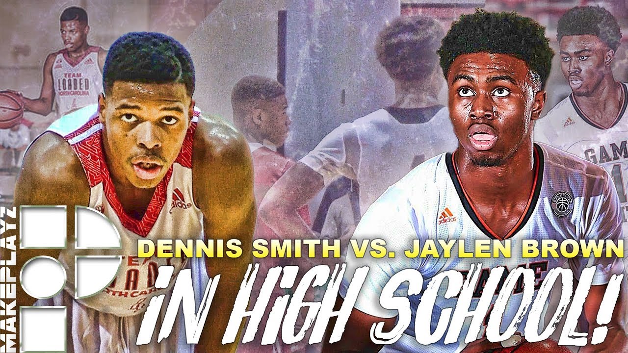 Dennis Smith Jr. vs. Jaylen Brown RARE High School Footage! #TBT