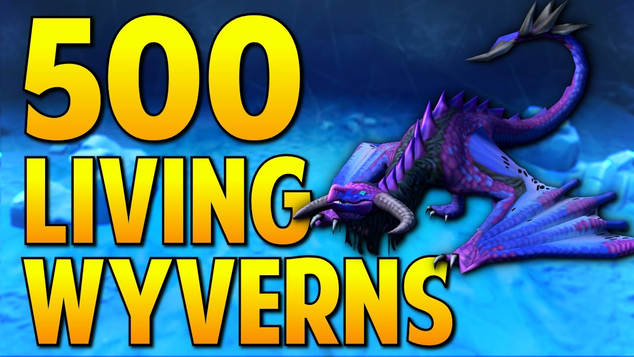 Runescape - Loot From 500 Living Wyverns