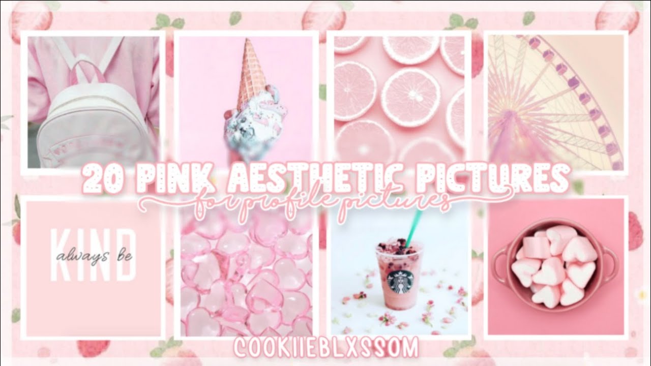 || 🌸🌷 20 FREE Pink AESTHETIC Pics for PFP's! ||