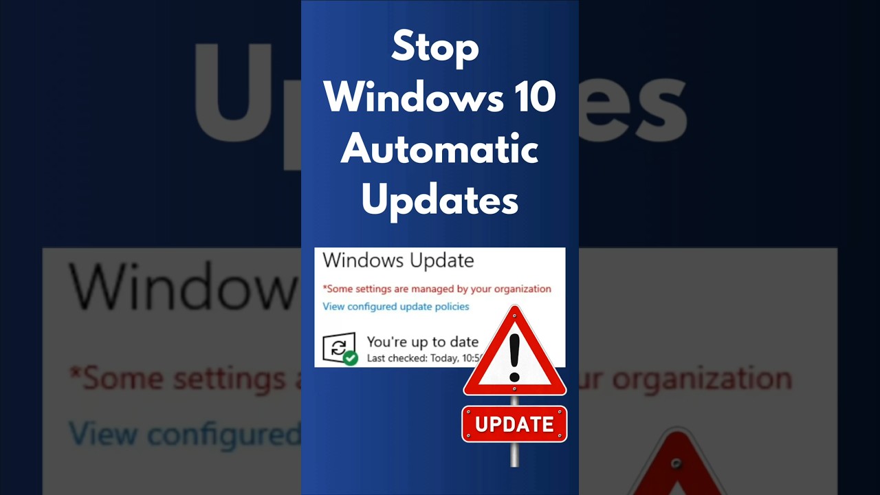 НАВСЕГДА остановить автоматическое обновление Windows 10